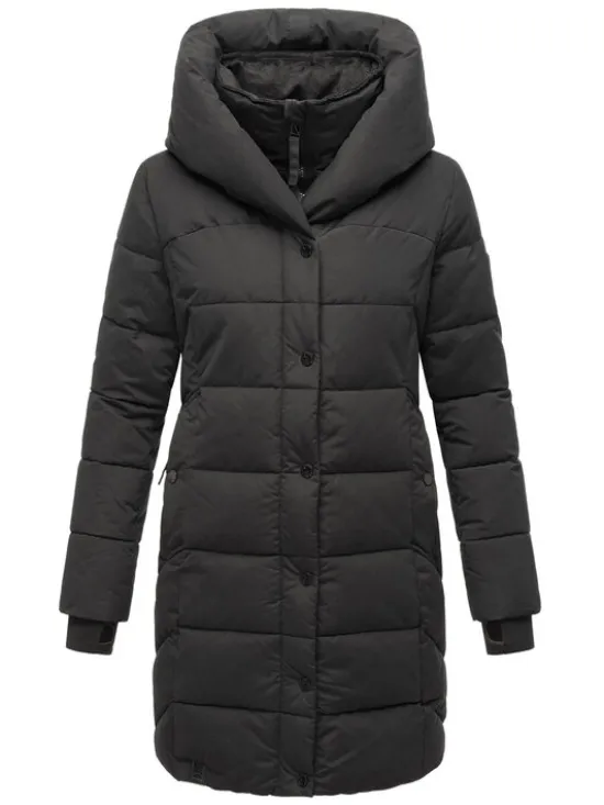 Navahoo Kurtka zimowa Knutschilein Czarny Regular Fit