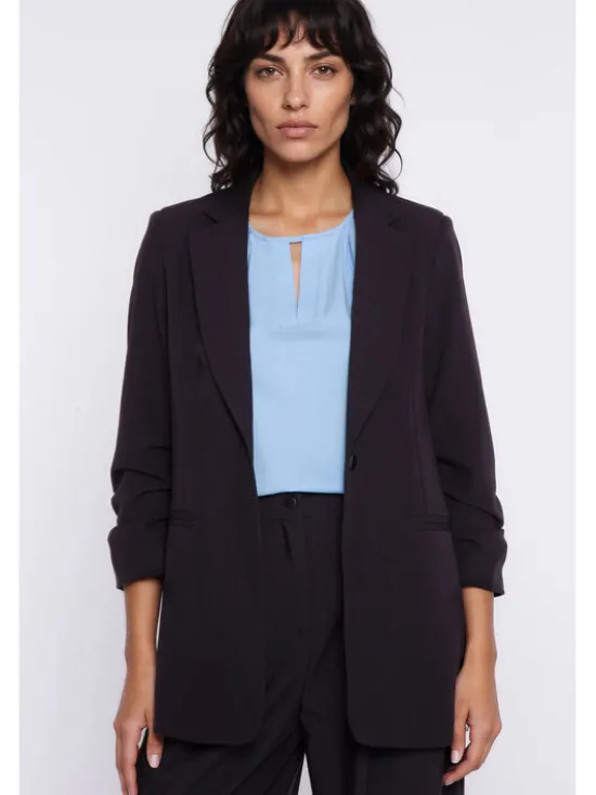 NIFE Marynarka Z98 Czarny Blazer Fit