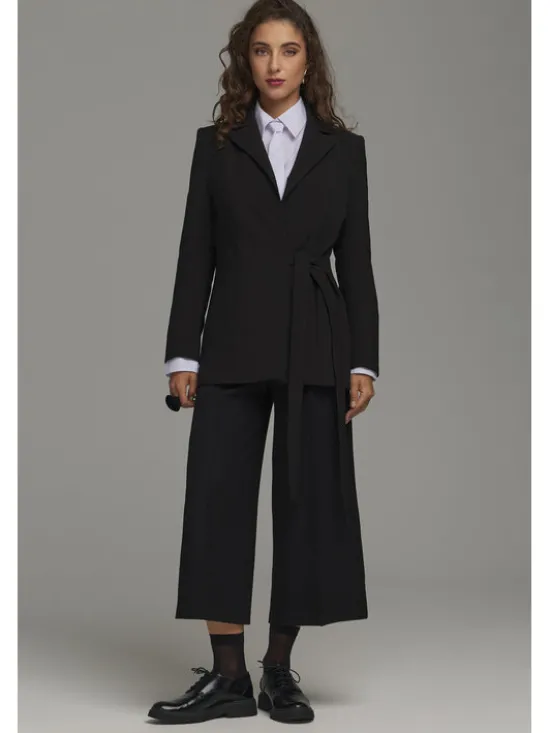 NIFE Marynarka Z104 Czarny Regular Fit