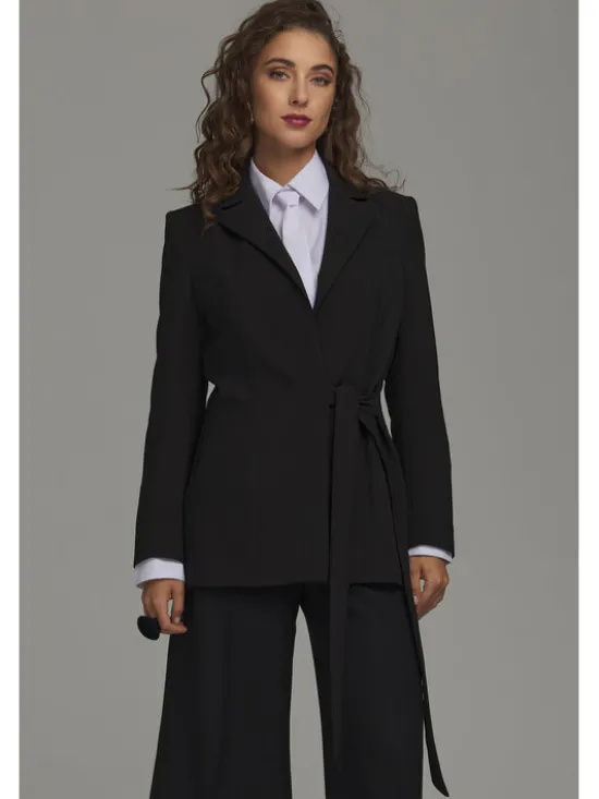 NIFE Marynarka Z104 Czarny Regular Fit