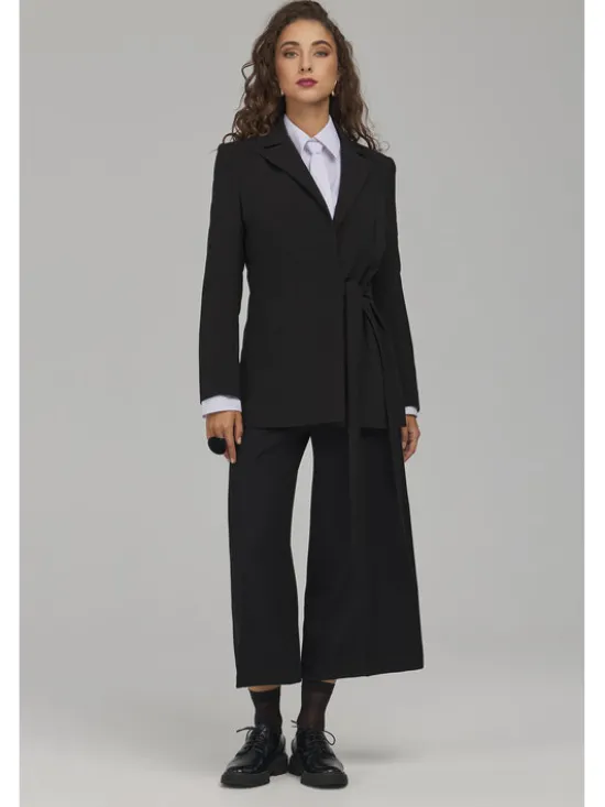 NIFE Marynarka Z104 Czarny Regular Fit