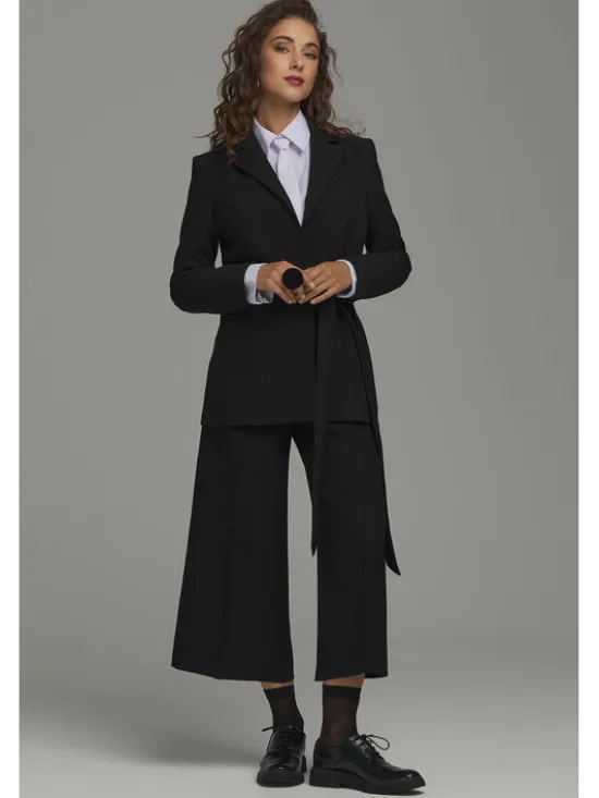 NIFE Marynarka Z104 Czarny Regular Fit