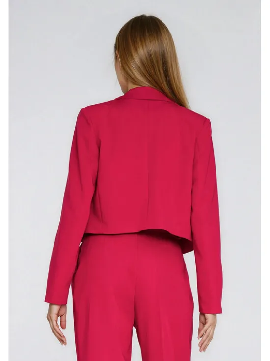 NIFE Marynarka Z94 Czerwony Regular Fit