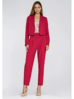 NIFE Marynarka Z94 Czerwony Regular Fit
