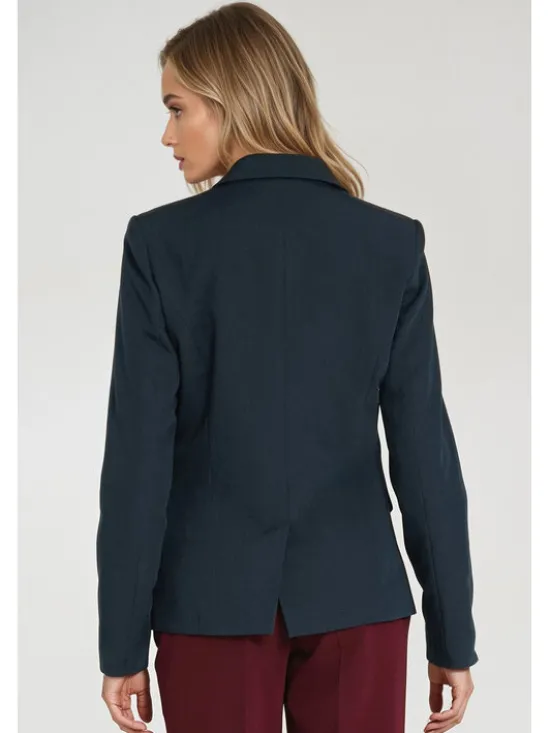 NIFE Marynarka Z83 Granatowy Classic Fit