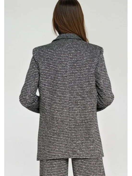 NIFE Marynarka Z84 Szary Blazer Fit