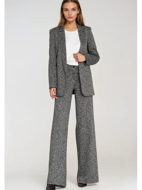 NIFE Marynarka Z84 Szary Blazer Fit