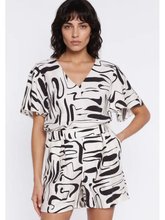 NIFE Szorty materiałowe SD136 Kolorowy Regular Fit