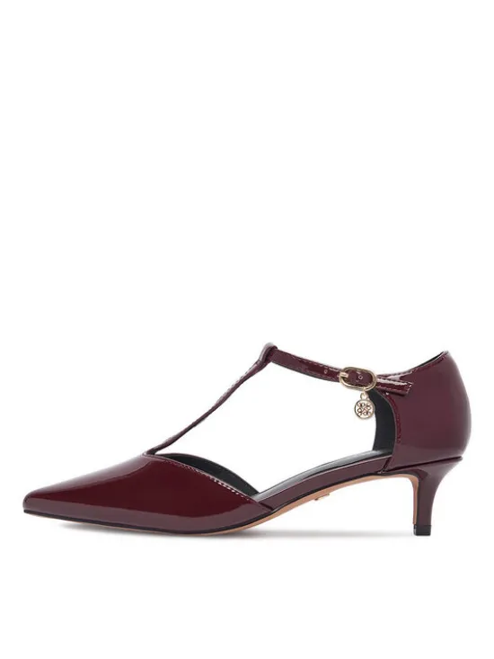 Nine West Czółenka CEO-CD25-123-2 Bordowy