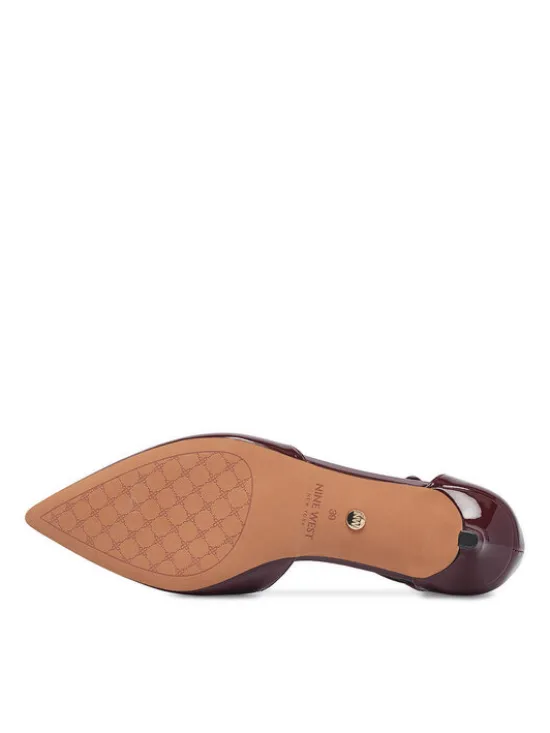 Nine West Czółenka CEO-CD25-123-2 Bordowy