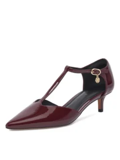 Nine West Czółenka CEO-CD25-123-2 Bordowy