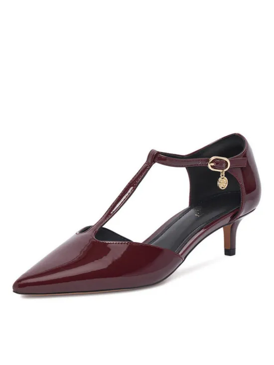 Nine West Czółenka CEO-CD25-123-2 Bordowy