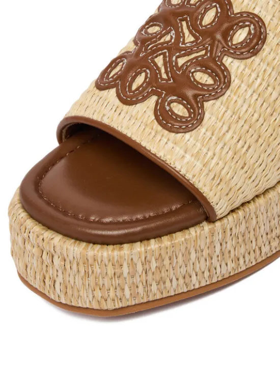 Nine West Klapki EO-259-8201 Beżowy