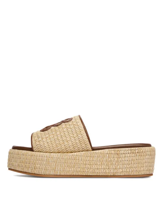 Nine West Klapki EO-259-8201 Beżowy