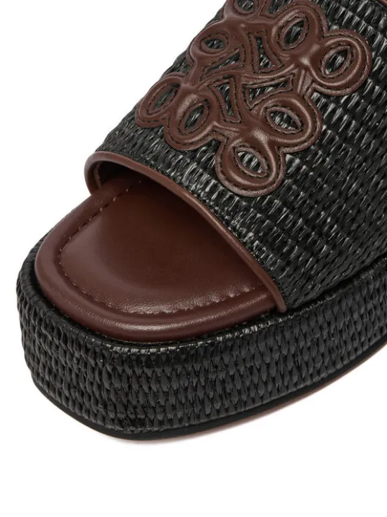 Nine West Klapki EO-259-8201 Czarny