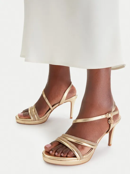 Nine West Sandały CEO-25120-2508 Złoty