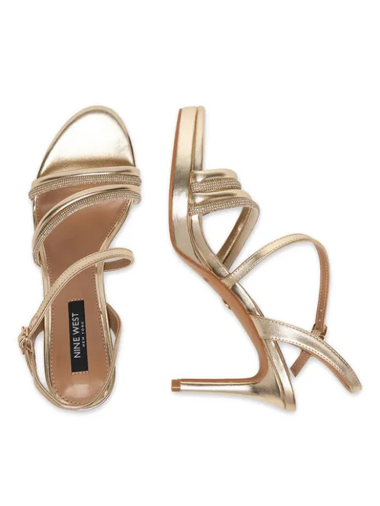 Nine West Sandały CEO-25120-2508 Złoty