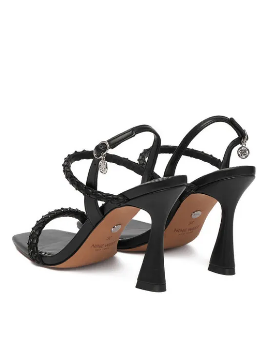 Nine West Sandały EO-LS95066-25 Czarny