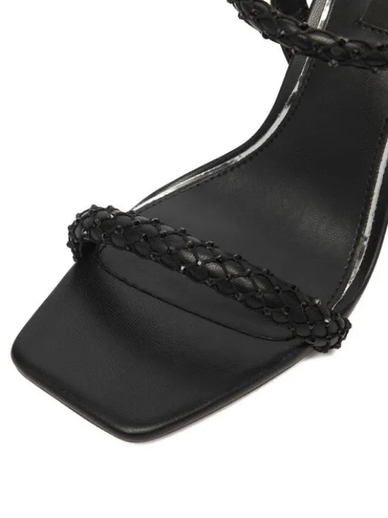 Nine West Sandały EO-LS95066-25 Czarny