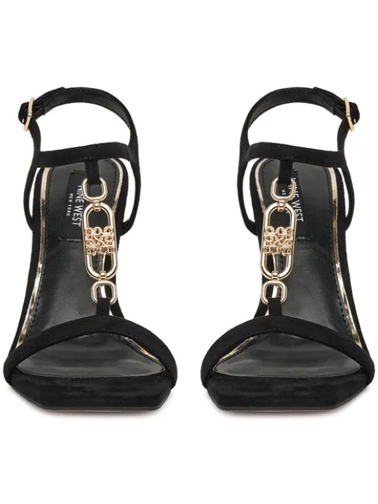Nine West Sandały S3SH1996-01 Czarny