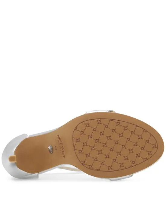 Nine West Sandały WFA2646-1 Srebrny