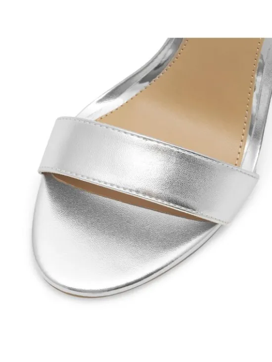 Nine West Sandały WFA2646-1 Srebrny