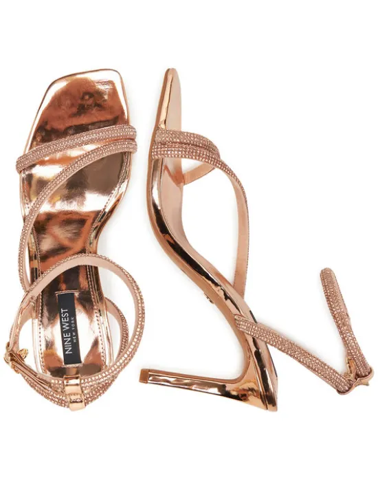 Nine West Sandały WFA2675-1 Złoty