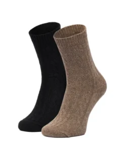 Nine West Skarpety długie CEO_LA_NW_17637_W_AW26 (2-PACK) Brązowy