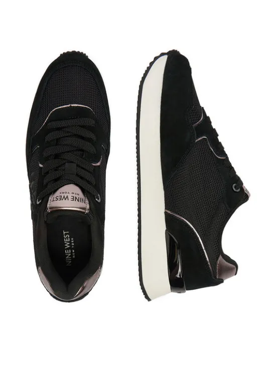 Nine West Sneakersy EO-H24049 Czarny