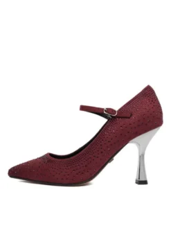 Nine West Szpilki CEO-LP90858-296 Bordowy