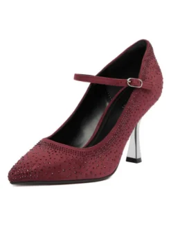 Nine West Szpilki CEO-LP90858-296 Bordowy
