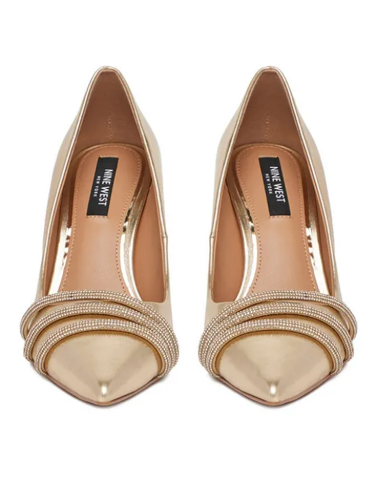 Nine West Szpilki CEO-MARIAM-01 Złoty