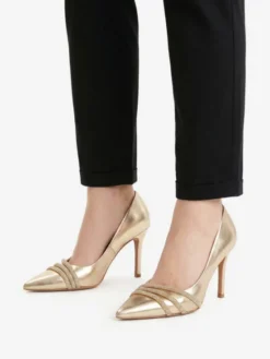 Nine West Szpilki CEO-MARIAM-01 Złoty