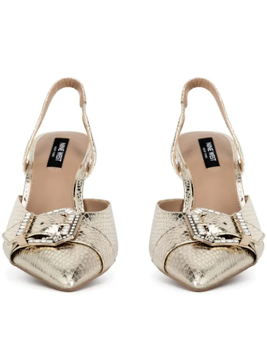 Nine West Szpilki SJ1489-6 Złoty