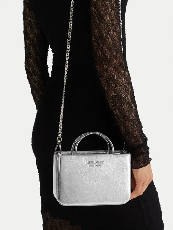 Nine West Torebka CEO-Astor Vibe-KY323-1 Srebrny