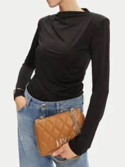 Nine West Torebka CEO-CHARLOTTE-I-S22558 Brązowy