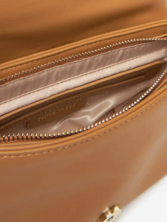 Nine West Torebka CEO-CHARLOTTE-I-S22558 Brązowy