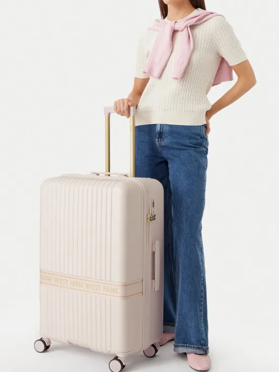 Nine West Walizka duża CEO-NW-L-003-10 Różowy jasny