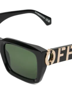 Off-White Okulary przeciwsłoneczne OERI125 Czarny