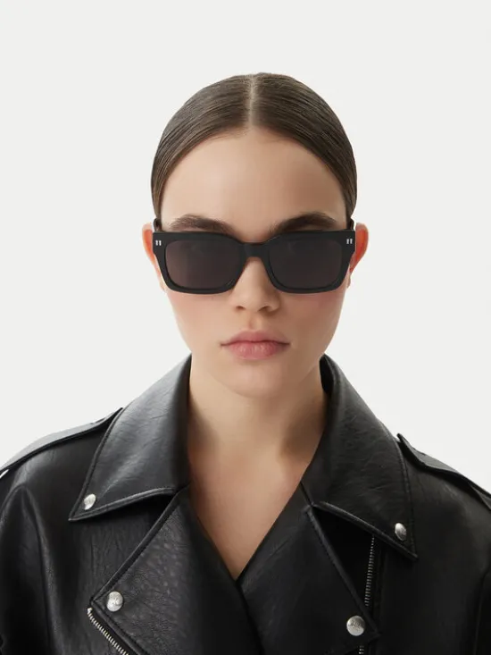 Off-White Okulary przeciwsłoneczne OERI108 Czarny