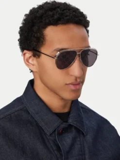 Off-White Okulary przeciwsłoneczne OERI14K Srebrny