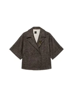 Oltre Płaszcz zimowy 8011J000251N0Z2 Brązowy Baggy Fit