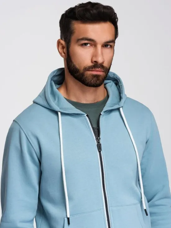 Ombre Komplet dresowy Z119 Błękitny Regular Fit