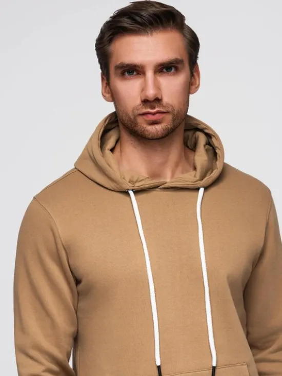 Ombre Komplet dresowy Z121 Brązowy Regular Fit