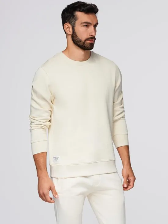 Ombre Komplet dresowy Z122 Écru Regular Fit