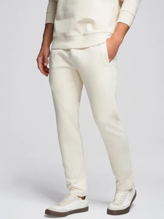 Ombre Komplet dresowy Z122 Écru Regular Fit