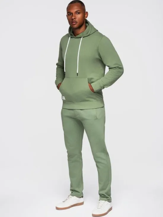Ombre Komplet dresowy Z120 Zielony Regular Fit