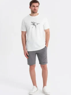 Ombre komplet szortów materiałowych Z127 Kolorowy Slim Fit