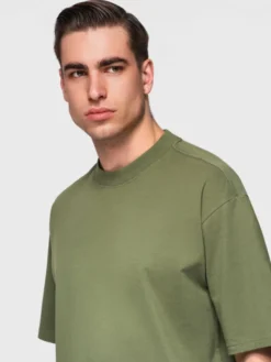 Ombre Komplet t-shirtów OM-TSBC-0291 Kolorowy Loose Fit
