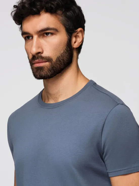 Ombre Komplet t-shirtów OM-TSBS-0268 Kolorowy Regular Fit